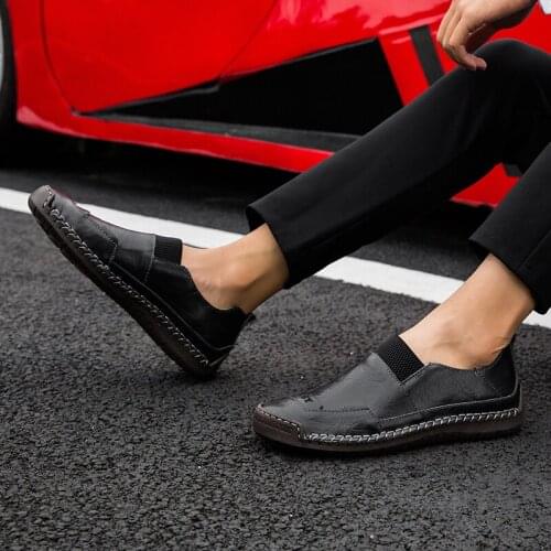 Men Leather Casual Shoes Zapatillas Casual Hombre Men Shoes Leather Sneaker Man Hot Sneakers Mens Sale Fashion Causal For Shoe