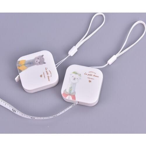 150CM/60 Inch Tape Portable Retractable Ruler Fabric Covered Craft Tailor Ruler Children Height Ruler Sewing Measuring Tape Tool