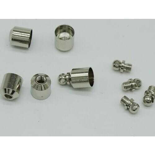 Copper SCREW CAP Findings Wholesales, GLASS Vial Pendants Wishing bottle name on rice art clear oil charm glass globe