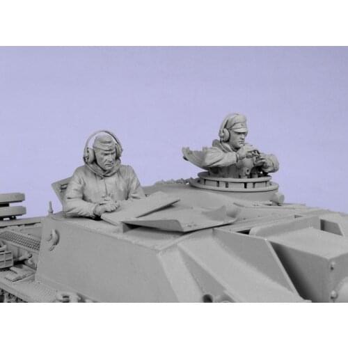 German resin soldier of World War II German soldier two-person kit model 1:35