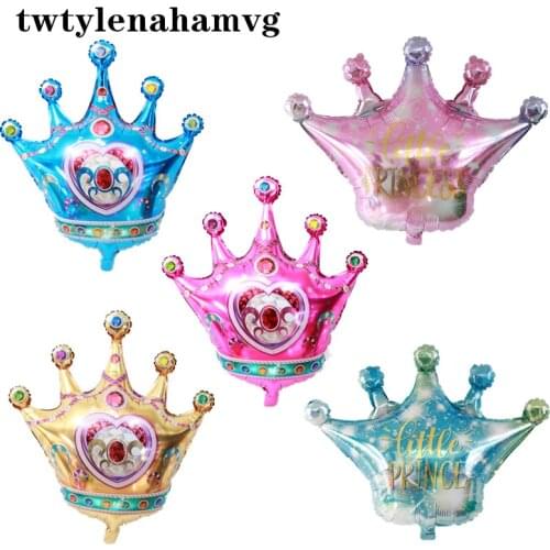 New Colorful Large Five Finger Crown Wedding Theme Party Decoration Foil Balloon Birthday Anniversary Happy Mothers Day Gift
