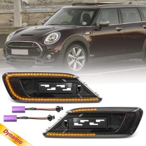 Sequential Led Side Marker Blinker Light For Mini Cooper And Cooper S F54 Clubman 2016-2021 Amber Turn Signal Indicator Lamps