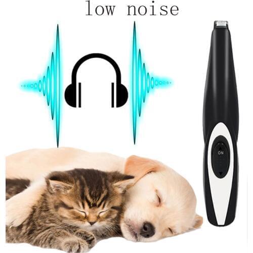 Professional Pet Shaving Foot Pedicure Pet Dog Cat Hair Sole Hair Shaving Trimming Supplies Battery Local Electric Hair Clipper