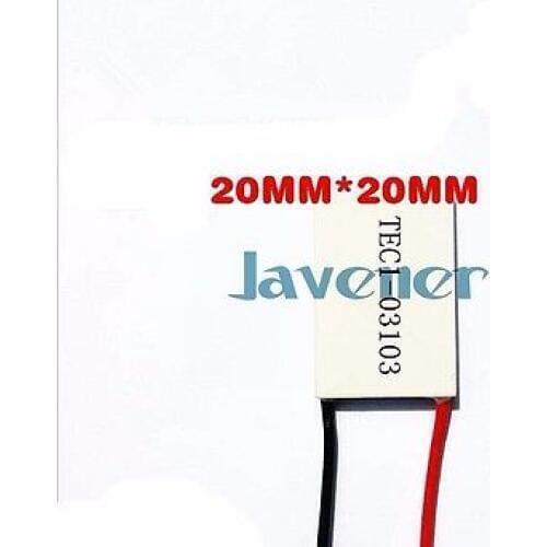 20x20mm 3.7V 7W TEC1-03103 Heatsink Thermoelectric Cooler Peltier Cooling Plate Refrigeration Module