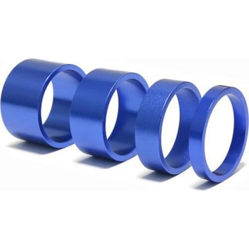 4Pcs MTB Bicycle Front Fork Washer Bike Stem Handlebar Spacer Rings Gasket Spacer Gasket Ring Aluminum Alloy Bike