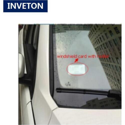 Cheap rfid car windscreen tag uhf 860-960mhz label passive epc long range gen2 iso access control rfid smart tag sticker