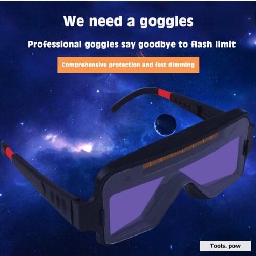 Welding Glasses, Electric Welding Darkening Glasses, Special Eye Protection for Argon Arc Welding, Arc and Glare Protection