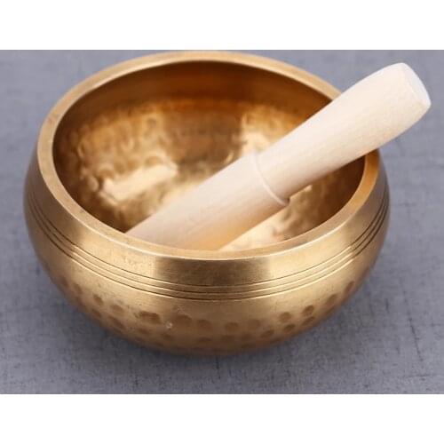 Tibetan Singing Bowl Tibetan Song Bowl Buddha Sound Bowl Yoga Meditation Bowl Brass Chime Handicraft Music Therapy Home Decor