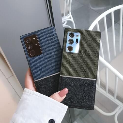 British style cloth protective shell for Samsung note20ultra mobile phone shell note10+ s10plus s20ultra