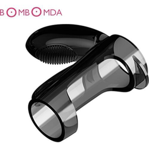 Delay Time Cock Ring Sleeve Waterproof Soft Elastic Penis Ring With Beads Vibrating Sex Rings Sex Toys for Male Men