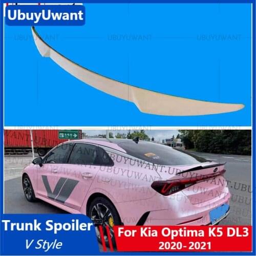 UBUYUWANT Rear Trunk Spoiler Wings for New Kia Optima K5 DL3 2020 2021 High Quality ABS Plastic Car Spoiler Tail Wing Decoration