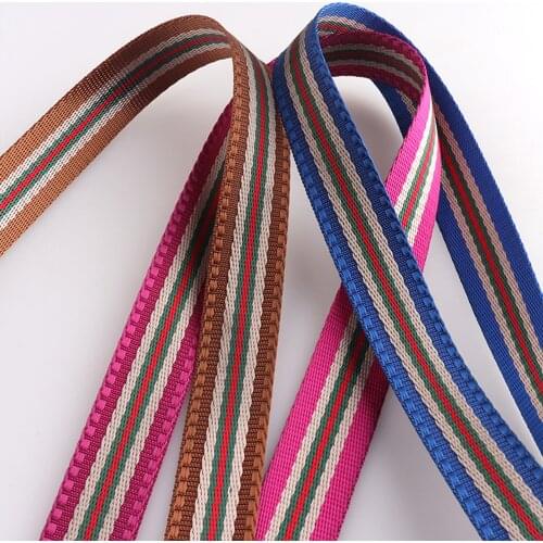 1 inch Fashion Jacquard Webbing Bags Strap Belt Ribbon DIY Textile Clothing Belt Decor Sew Accessory