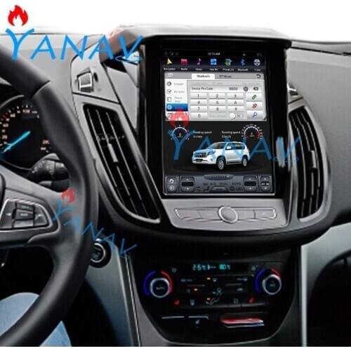 Tesla style VERTICAL Car stereo Android For-Ford Maverick for-ford KUGA 2013-2018 car GPS Navigation Multimedia Radio player