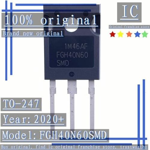 2020+100% Brand new original 10PCS FGH40N60SMD FGH40N60 TO-247 Inverter welding machine IGBT field effect tube 40A600V