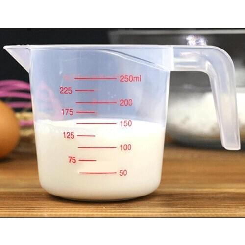 250/500/1000ml Double Scale Transparent Measuring Cup Kitchen Weighing Tool Kitchen accessories все для дома и кухни