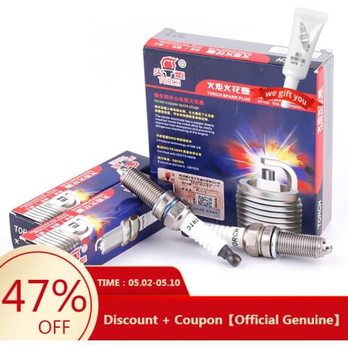 4packs/6packs China original TORCH spark plugs YR7ME/LKR7D-DE/IXUH22/RER8YC/LDK7RTC