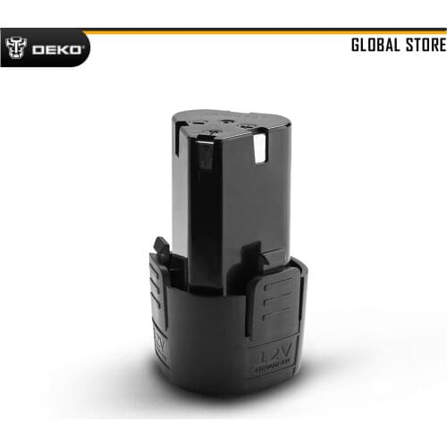 DEKO Battery12V 12V Lithium Ion Battery Pack for Banger 12V Cordless Drill