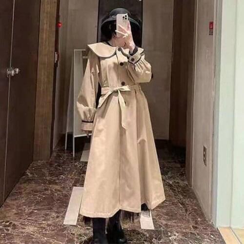 Женские длинные тренчи ANGLIU China At AliExpress