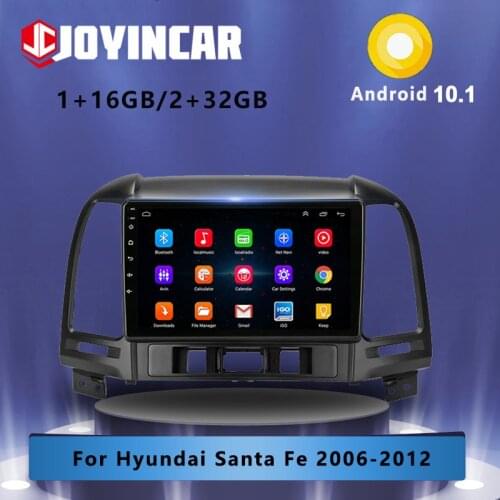JOYINCAR 9'' Android 10.1 For HYUNDAI Santafe/IX45 2006-2010/2011/2012 Car Radio Multimedia GPS Navigation Player Auto Stereo
