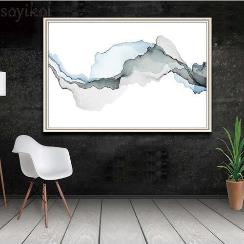 Black And White Posters Abstract Canvas Prints Minimalist Wall Art Canvas Painting Decorative Picture Home Decor Hipster Poster