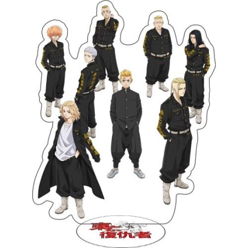 Anime Tokyo Revengers Figure Cosplay Acrylic Stands Manjiro Ken Takemichi Hinata Atsushi Model Plate Fans Gift Collection Props