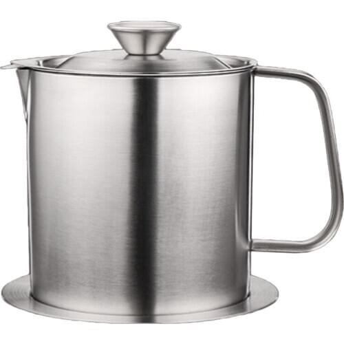 Oil Filter Pot Kitchen Household Oil Filter Residue Oil Separator Oil Bottle Multi-Function Kitchen Filter Pot 100Ml