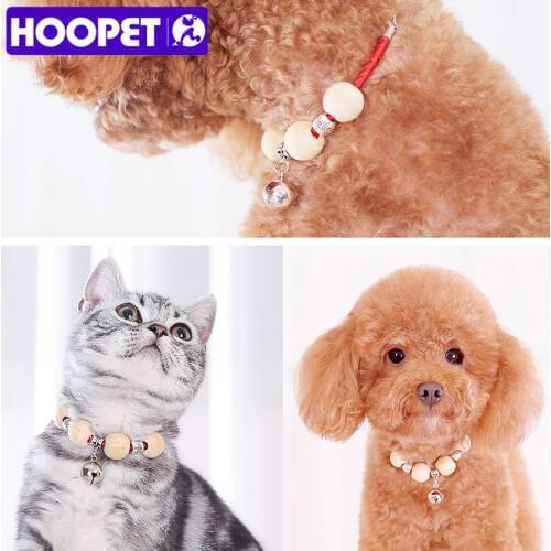 HOOPET Cats Bells Collar De-flea Cat Dog Collar Camphorwood High Quality Pet Aessories