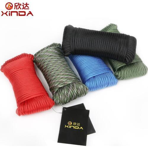 XINDA 31m Catch Rope Rope Mountaineering Outdoor Auxiliary Line 9 Core Life-saving Rope Equipment Safety Rope