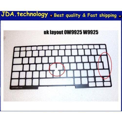 MEIARROW NEW keyboard bezel for Dell Latitude E7450 Laptop UK Keyboard Surround Trim Bezel 0W9925 W9925