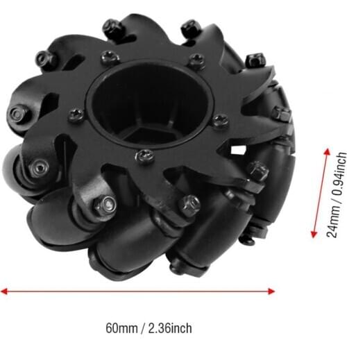 RC Model Car Left/Right Vehicle Wheel Mecanum Wheels for RC Mecanum Wheels