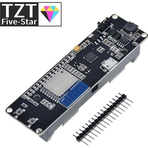 TZT WeMos D1 ESP-Wroom-02 ESP8266 Nodemcu WiFi Module With 18650 Battery Charging
