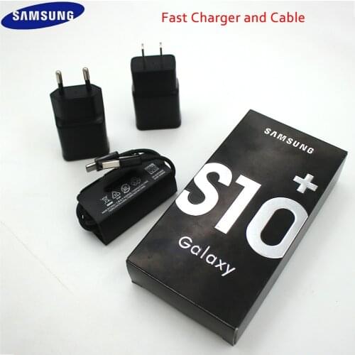Original Samsung Fast Charging Charger 9V1.67A Power Wall Adapter Type C Data Cable For Galaxy S10 S9 S8 Plus A8S A91 A50 A71