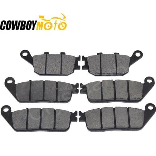 Motorcycle Front And Rear Brake Pads For Honda VT 1100 C2 SHADOW VT1100 C2 1995-, VTX 1300 S /C 2003-, CB 600 HORNET 1998-1999