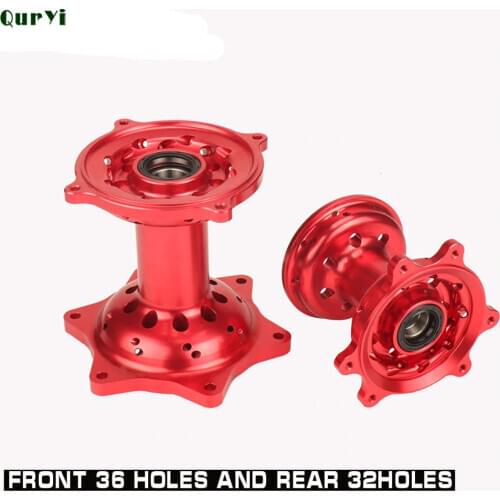 Motorcycle CNC Front 36 Holes And Rear 32 Holes Wheel Hub For HONDA CR 125 250 CRF250R CRF450R CRF450X CRF250X CRF250 450RX