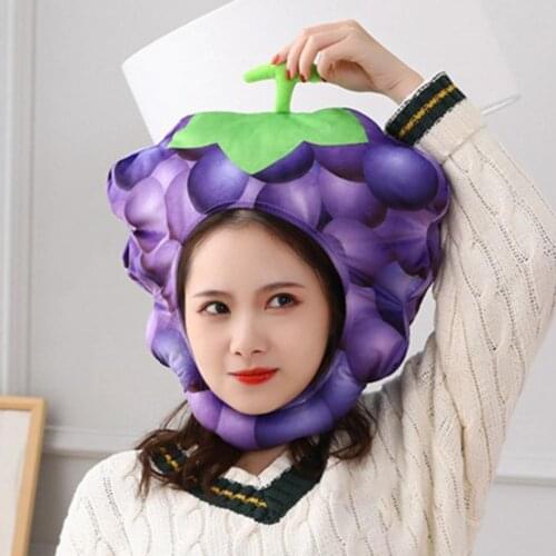Plush Costume Hats Cover Keep Warm Wash Easily Tool Cartoon Headwear Funny Cosplay Hat Photo Prop for Girl Gift