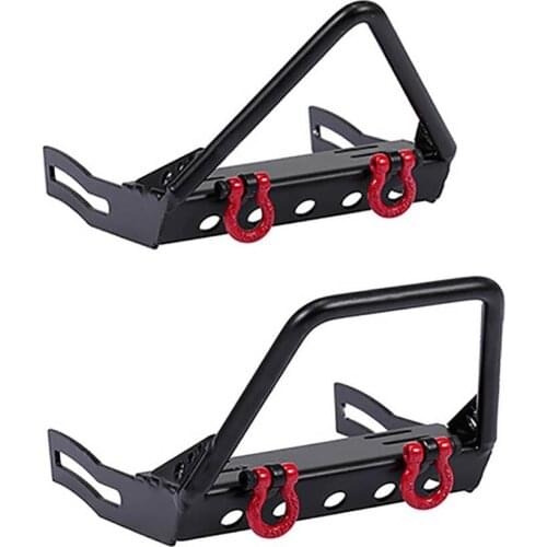 Hot Metal RC Rock Crawler Car Front Bumper for 1/10 RC Crawler Axial SCX10 Traxxas TRX4 D90 CC01 Car Accessories