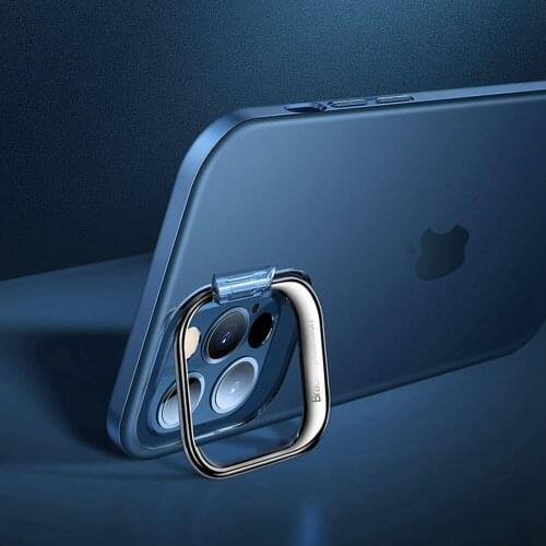 Tobebest Movable Bracket Stand Clear Mobile Phone Cases for iPhone 12 PRO MAX 11Pro Max ins Popular Cover Shell Gift