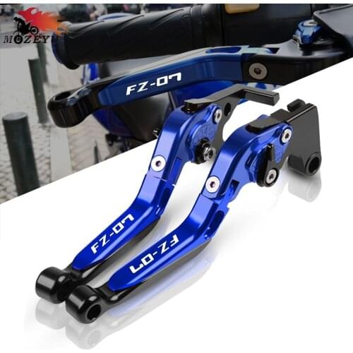 For YAMAHA FZ-07 fz-07 2014-2021 2019 2018 2017 2016 Motorcycle Adjustable Folding Extendable Brake Clutch Lever CNC aluminium