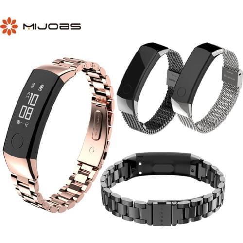 Watch Strap Honor band 3 Bracelet for Huawei Honor 3 Band Watch Band Wristband Stainless Steel Bracelet for Huawei Honor Band 3