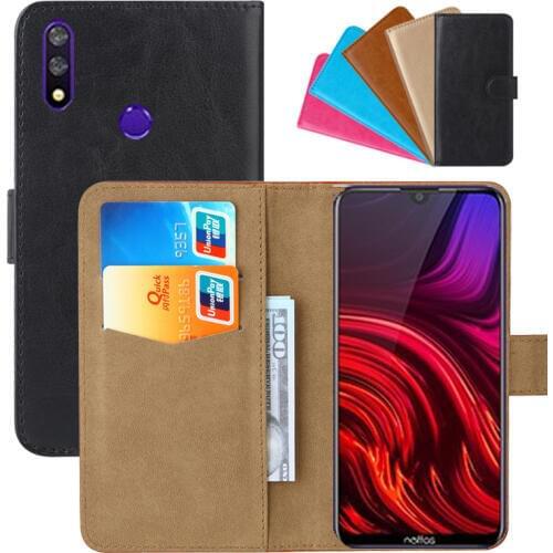 Luxury Wallet Case For TP-Link Neffos X20 PU Leather Retro Flip Cover Magnetic Fashion Cases Strap
