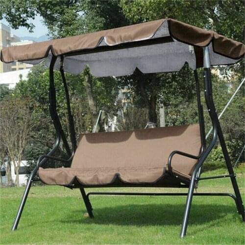 Garden Swing Canopy Top Cover Waterproof Outdoor Swing Chair Hammock Canopy Roof Canopy Replacement Swing Chair Awning G3