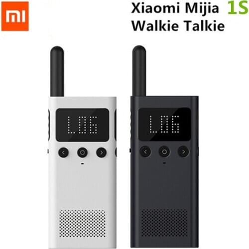 Xiaomi Mijia 1S Smart Walkie Talkie With FM Radio Speaker Smart Phone APP Location Share Bluetooth Interphone USB Rechargeable