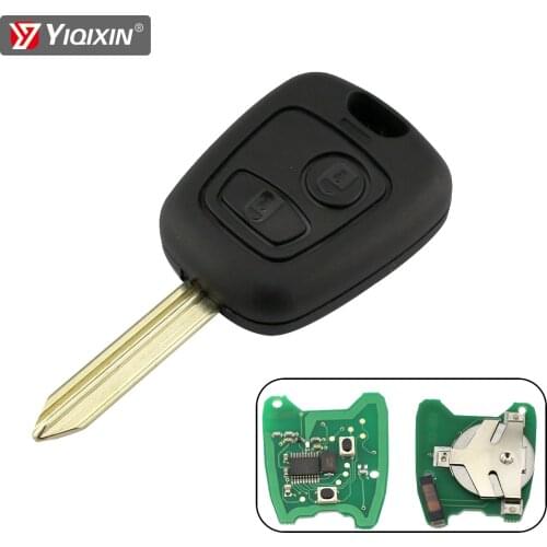 YIQIXIN For Citroen Berlingo Picasso SX9 Saxo Xsara C1 C2 C3 C4 C5 Remote Car Key Smart 2 Button 433Mhz ID46 PCF7961 Chip Blade