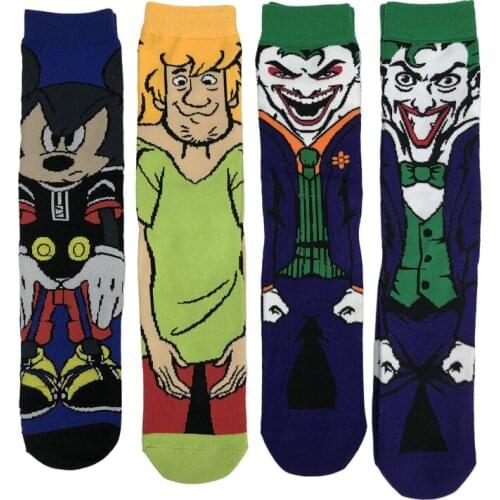 Cartoon Personality Hip-hop Funny Tube Socks Street Fashion Sports Leisure Skateboard Men And Women Lovely Tide Socks