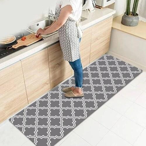 1PC Bathroom Entrance Non-slip Door Mat Printed Washable Kitchen Floor Mat Bedroom Living Room Bedside Area Rugs Modern Carpet