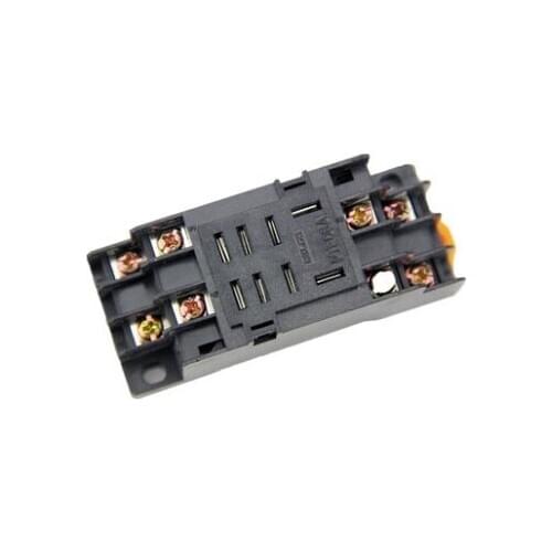 10pcs PTF08A Mini Relay Socket Base For LY2NJ JQX-13F