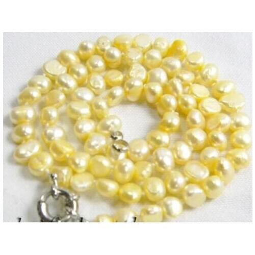 18'' Champagne Baroque Freshwater Pearl Necklace