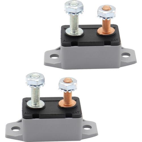 2Pcs 12/24V 30Amp Auto Car Boat Circuit Breaker Automatic-Reset Protection