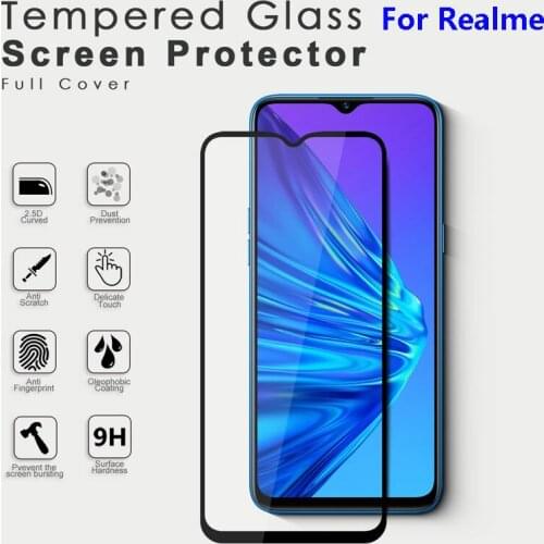 2Pcs Full Cover Tempered Glass Film For Realme X 2 Pro Glass Screen Protector For Realme Q