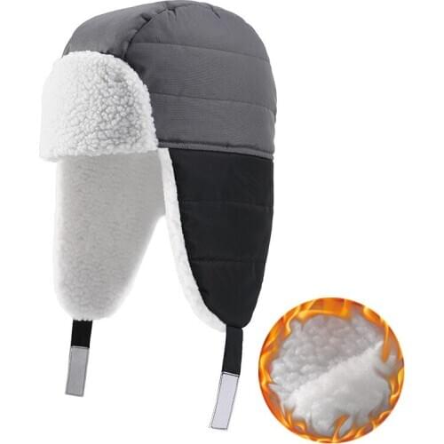 2020 Cycling Fleece Hat for Men and Women Ear Protection Bicycle Bike Cap Outdoor Sports Windproof Hat for Autumn Winter Cap